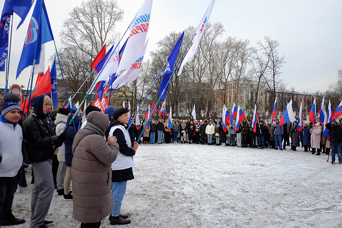 В Кирове состоялась патриотическая акция «Мы вместе»