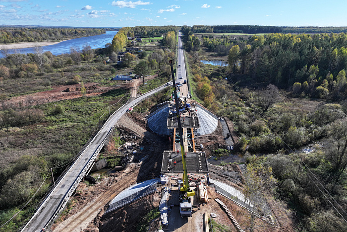 Ремонт моста через Кокшагу выполнен на 75%