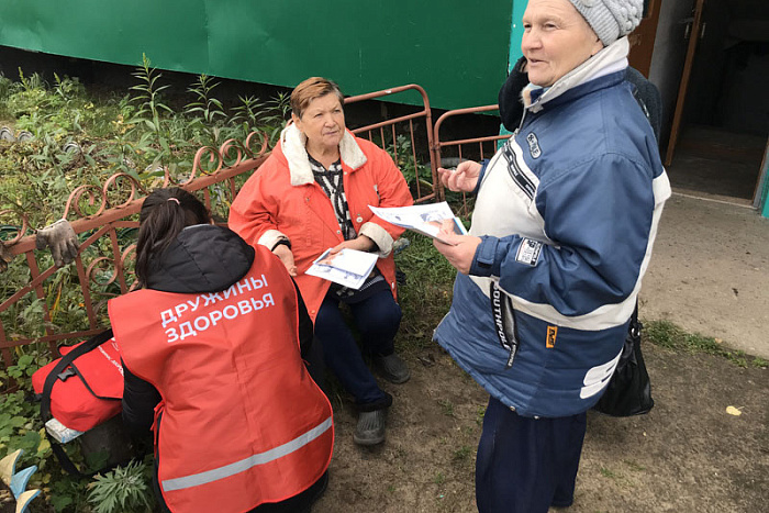 С начала октября «Дружины здоровья» побывали в 7 районах Кировской области