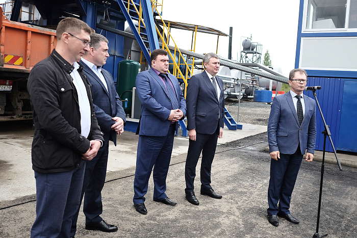 В Кировской области запущен новый асфальтобетонный завод