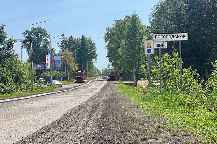 В Богородском округе ремонтируют дорогу Плотники – Вожгалы – Уни