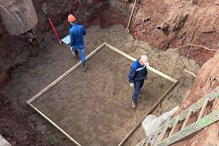В поселке Ганино завершается строительство сетей водоснабжения