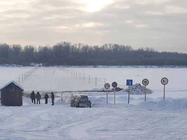 В Кировской области действуют три ледовые переправы