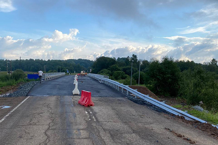Заканчивается ремонт мостов через реки Лумпун и Пушкец