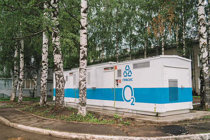 В Больнице скорой медицинской помощи введена в работу новая кислородная станция