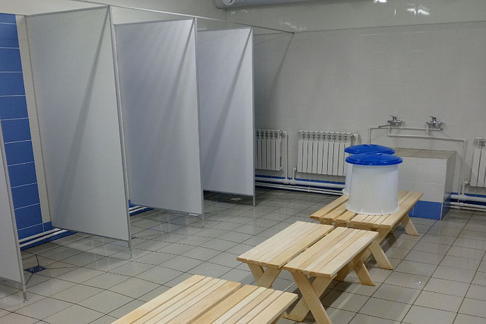 В социальных учреждениях региона ремонтируют банные комплексы
