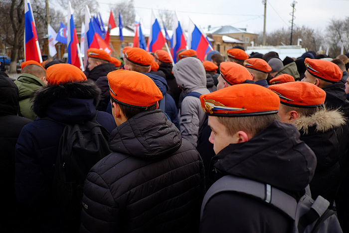 В Кирове состоялась патриотическая акция «Мы вместе»