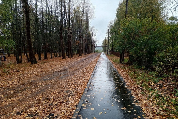 В Черной Холунице благоустроили новое место отдыха