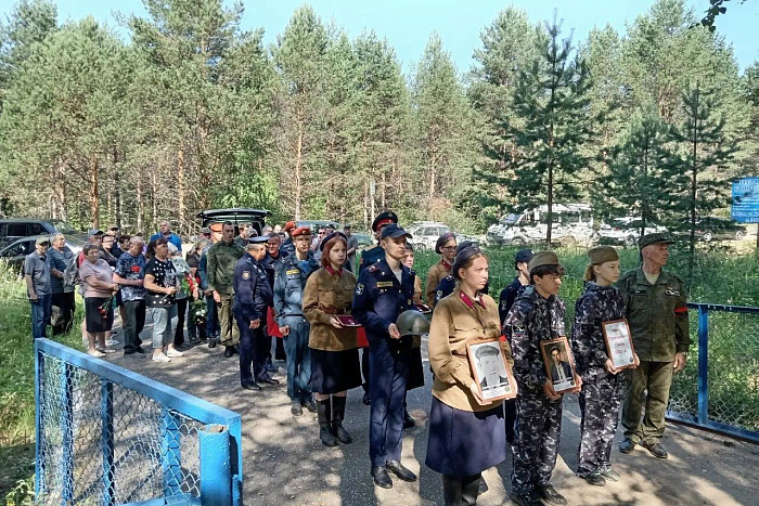 В Юрьянском районе захоронили останки павших в 1941 году бойцов