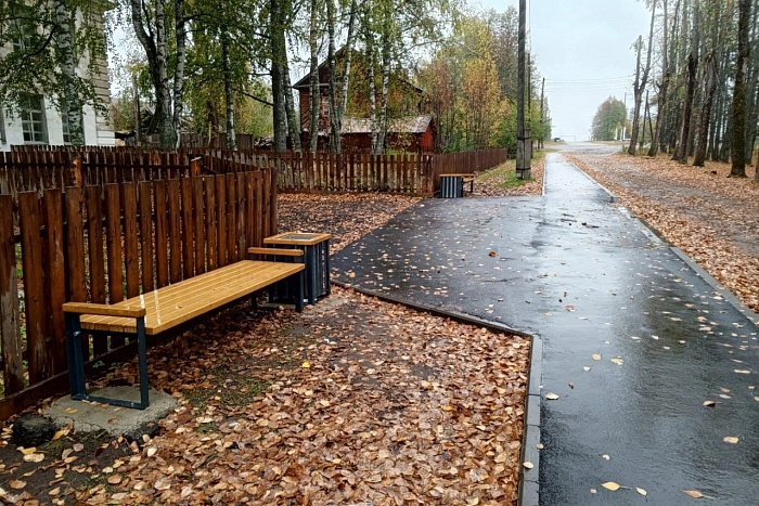 В Черной Холунице благоустроили новое место отдыха