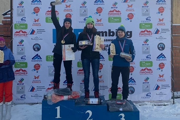 Кировские ледолазы заняли весь пьедестал на чемпионате России