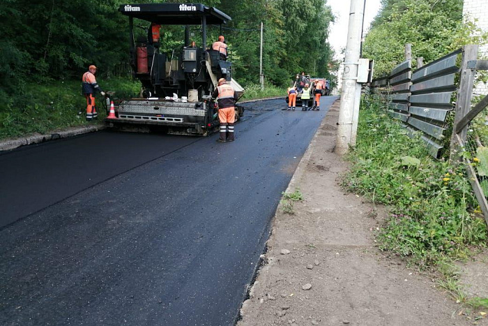 В Кирово-Чепецке в рамках нацпроекта готовят к сдаче первые улицы