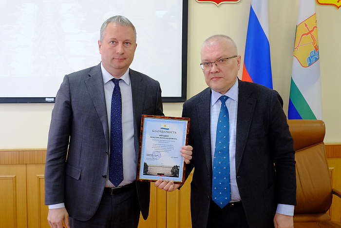 Александр Соколов отметил серьезные результаты работы Алексея Жердева 