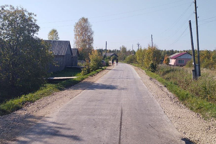 В поселке Безбожник отремонтировали дорогу