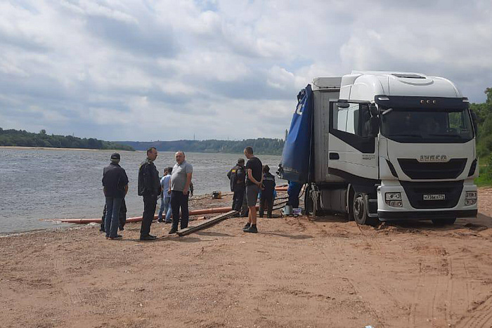 В Котельниче в реку Вятку выпустили 170 000 штук молоди стерляди