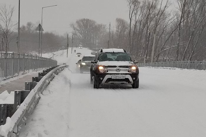 Открыто движение по мосту через реку Ошторму