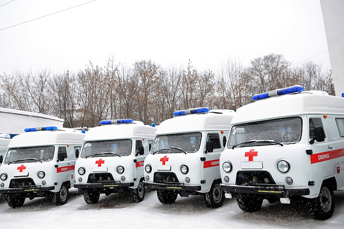 Станция скорой медицинской помощи получила 28 новых автомобилей