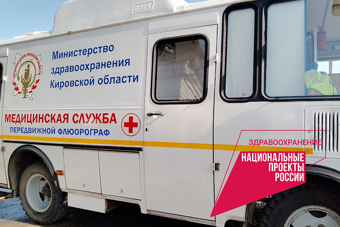 Тысячи жителей сел и деревень обследуются в мобильных медицинских комплексах 