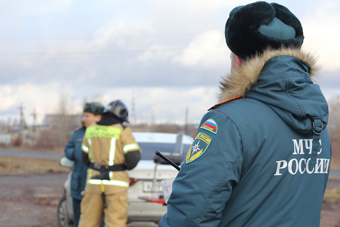 В Котельничском районе прошли учения по ликвидации условного ДТП 