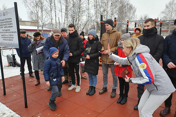 В Пижанке в рамках реализации проекта «Спорт — норма жизни» открыли новую площадку ГТО