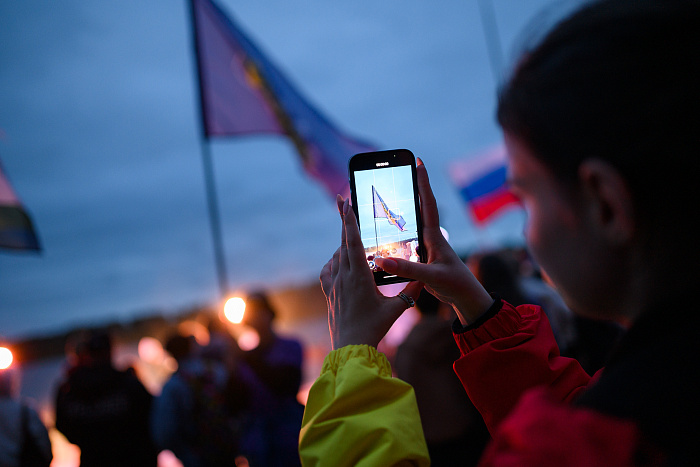 Молодёжь встретила рассвет в Вятских Полянах