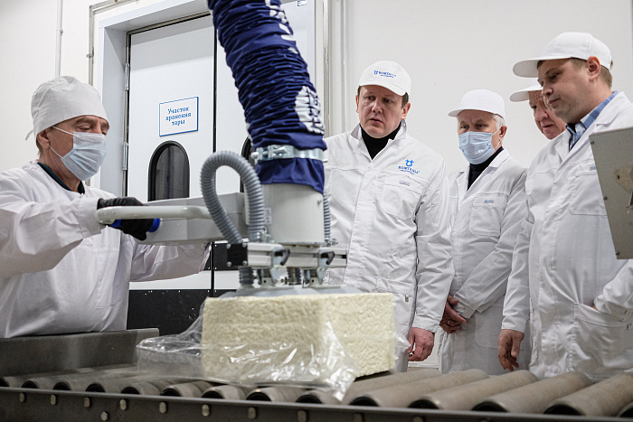 В селе Вожгалы Кировской области открыли завод по изготовлению сыра